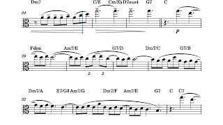 Clair de Lune - Claude Debussy | Viola Sheet Music