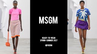 MSGM RTW Spring-Summer 2027