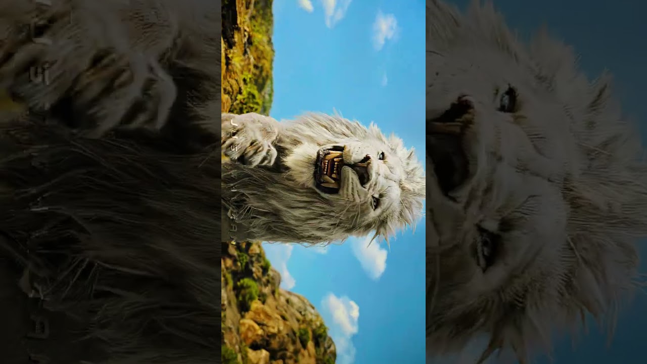 lion 3D video🦁 #views