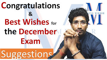 DGMS June Exam Analysis |  Best Wishes for Next Session Exam in December  | Some Suggestions for All