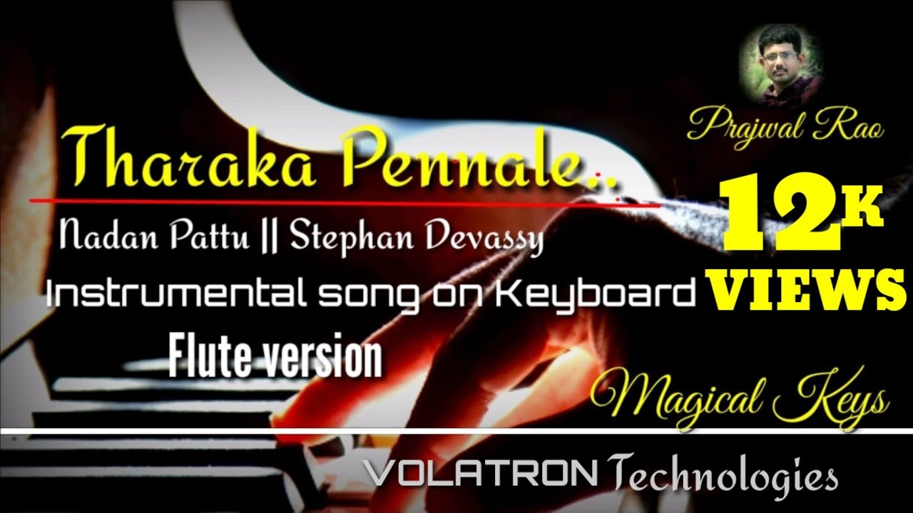 Tharaka Pennale Instrumental song Stephan Devassy Nadan Pattu Malayalam folk songkeyboard Flute