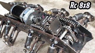 homemade Armored vehicle 8x8, part 4 |rc action homemade