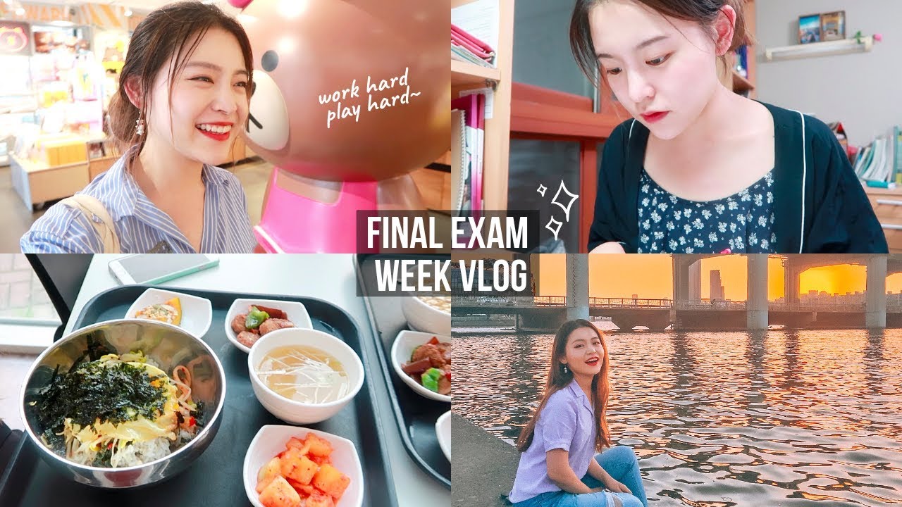 Week In My Life Finals Week Korean University Student Life Snu Youtube