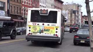 NJT NABI 40-SFW #5261 on the 126 to NY (Outside) in HD