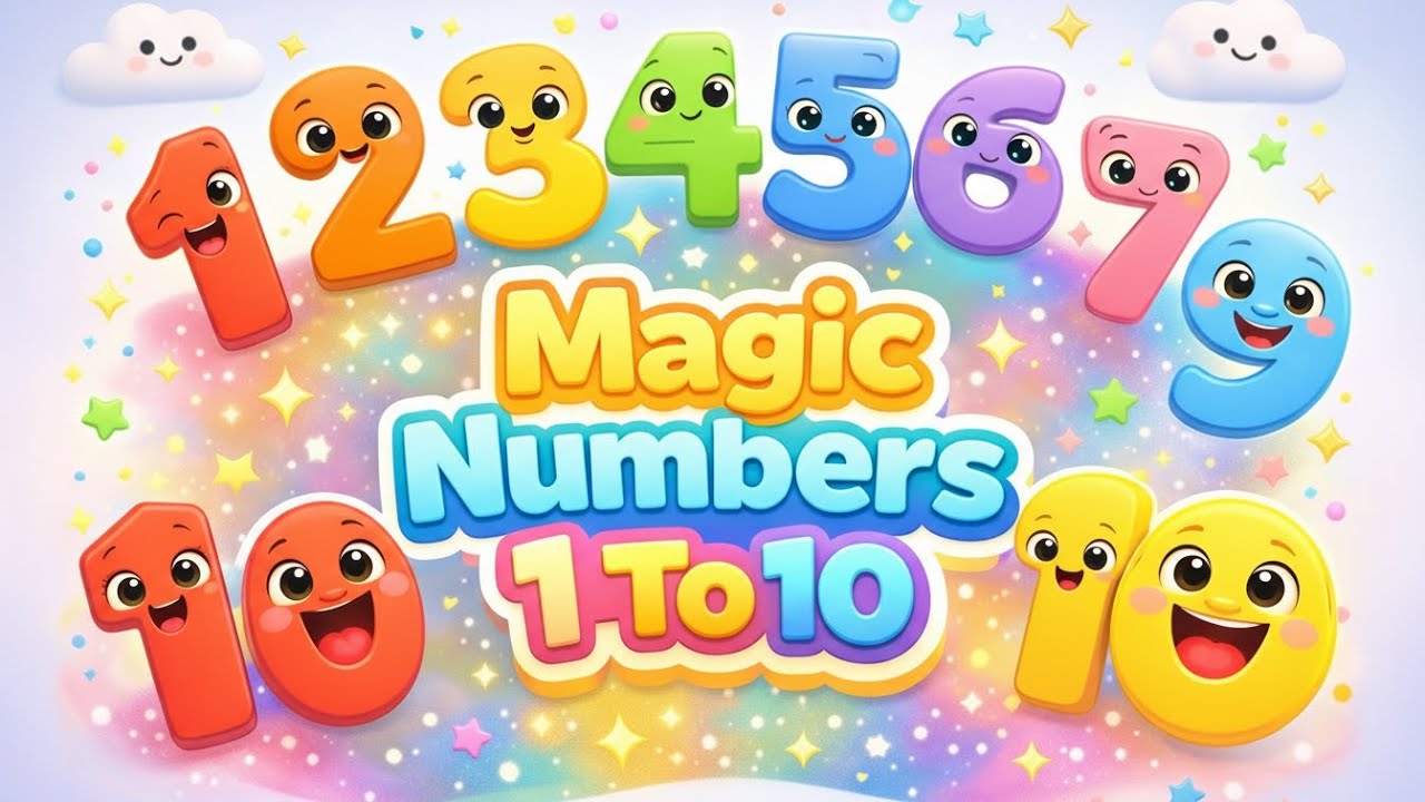 Magic Numbers 1 to 10 | Fun Counting Song for Kids - YouTube
