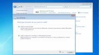 In this video i take a look at installing wi-fi printer to windows 7.
you may find that need your printers driver disc came with so h...