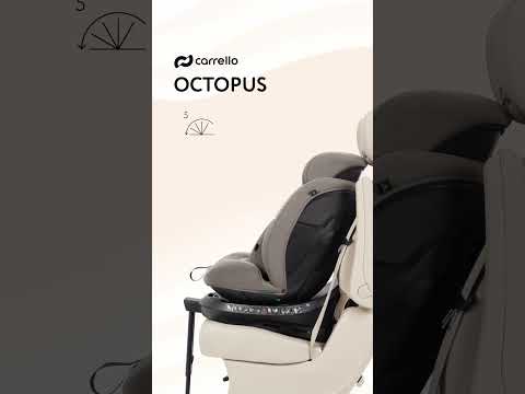 Автокрісло CARRELLO Octopus CRL-16002 Midnight Black i-Size 40-150см ISOFIX, поворот, опорна стійка, безкоштовна доставка, видео 1