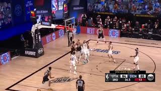 Jamal Murray's 360 Lay-Up over Rudy Gobert NBA Playoffs 2020 (Game 5)