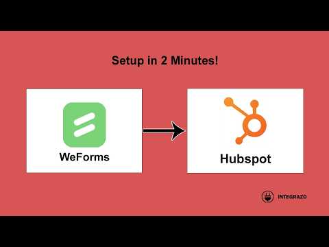 WeForms to HubSpot CRM Integration in WordPress (Free Plugin) | Integrazo Automator