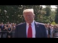 08/09/19: President Trump Delivers a Statement Upon Departure