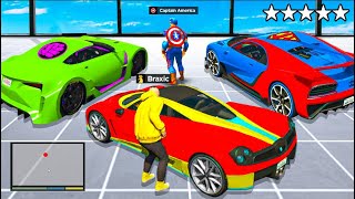 ich KLAUE SELTENE SUPERHELDEN AUTOS (Hulk, Spiderman, Superman) in GTA 5 RP