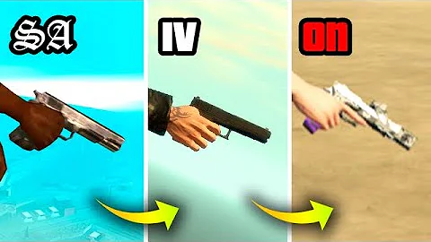 PISTOL in GTA Games (Evolution)