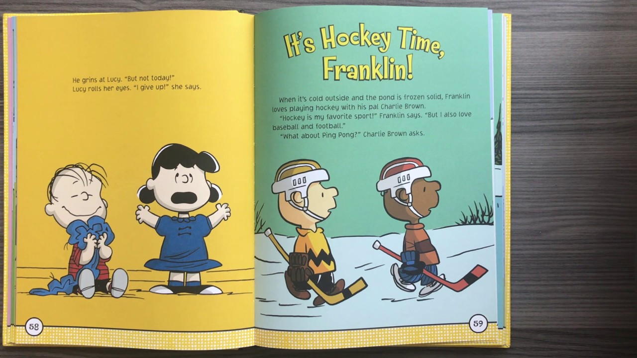 It's Hockey Time, Franklin! by Charles M. Schulz (Peanuts 5Minute