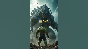 HULK VS GODZILLA #shorts #ai #godzilla #hulk