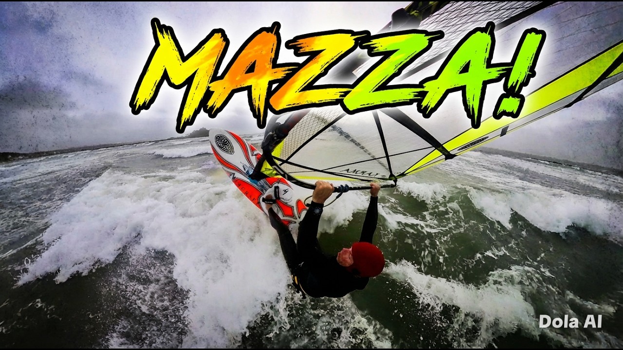 Mazza Movie   Windsurfing Marazion Cornwall.