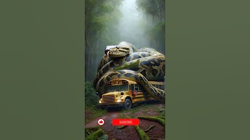 AI ART  Nature Discovery | Giant Snake #grwm #trendingshorts #aiart