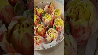 Зефирные тюльпаны обучение Краснодар #зефирнаяфлористика