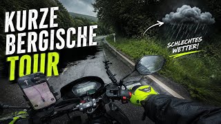 Kurze Bergische Tour bei Düsteren Wetter/Hilgen,Burscheid usw/Honda CB 125 F
