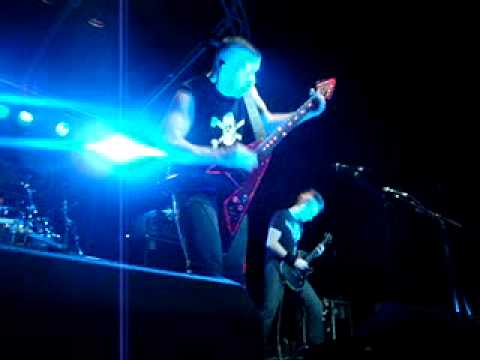 ANNIHILATOR - THE BOX 2010 - live in Glasgow (taken from guitar tech Pete's cell phone!)