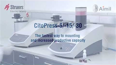 CitoPress   Hot Mounting Press   Struers ApS EN