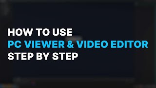 VUEROID S1 User Guide Video 26 PC Viewer