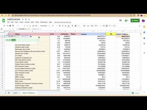 Google Sheets Array Formula, isblank Formula, Row Formula, Google Sheets for beginner,Google Sheets.