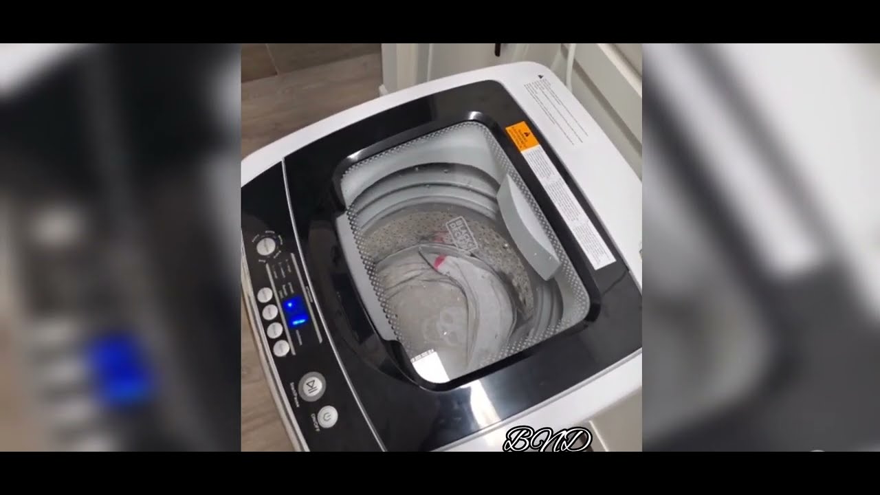 Black and Decker Portable washer SPIN CYCLE :P 