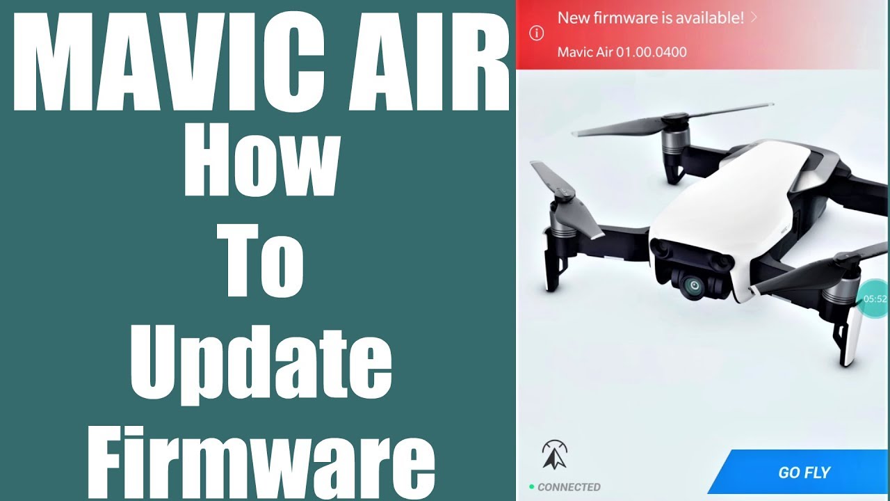 How to Update Mavic Air Firmware YouTube