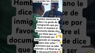 Inmigración ice, mis respetos México 🇲🇽 #inmigracion #ice #amercia #mexico #automobile #mexicana