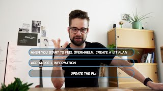 How to Stop Being Overwhelmed: The Just-In-Time Planning Method