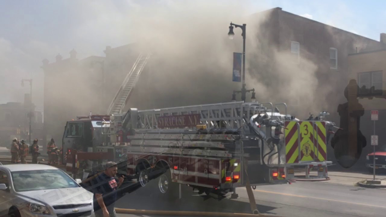 Syracuse fire chief discusses massive N. Salina St. fire YouTube