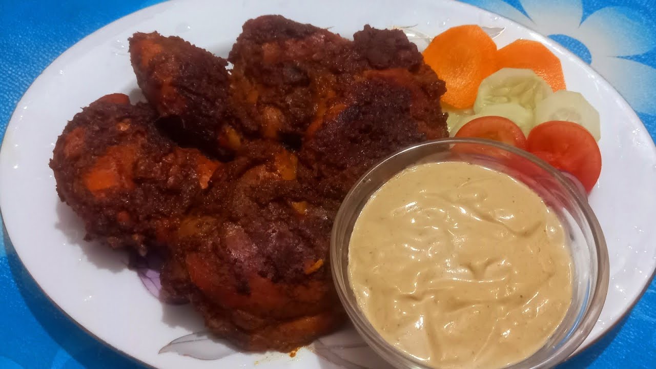 গ্যাসের চুলায় সহজ উপায়ে তান্দুরি চিকেন রেসিপি।Tanduri chicken recipe