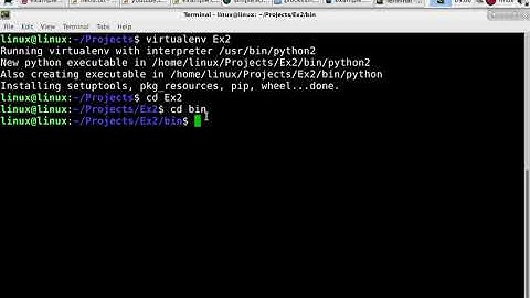 Virtualenv Create New Python Project