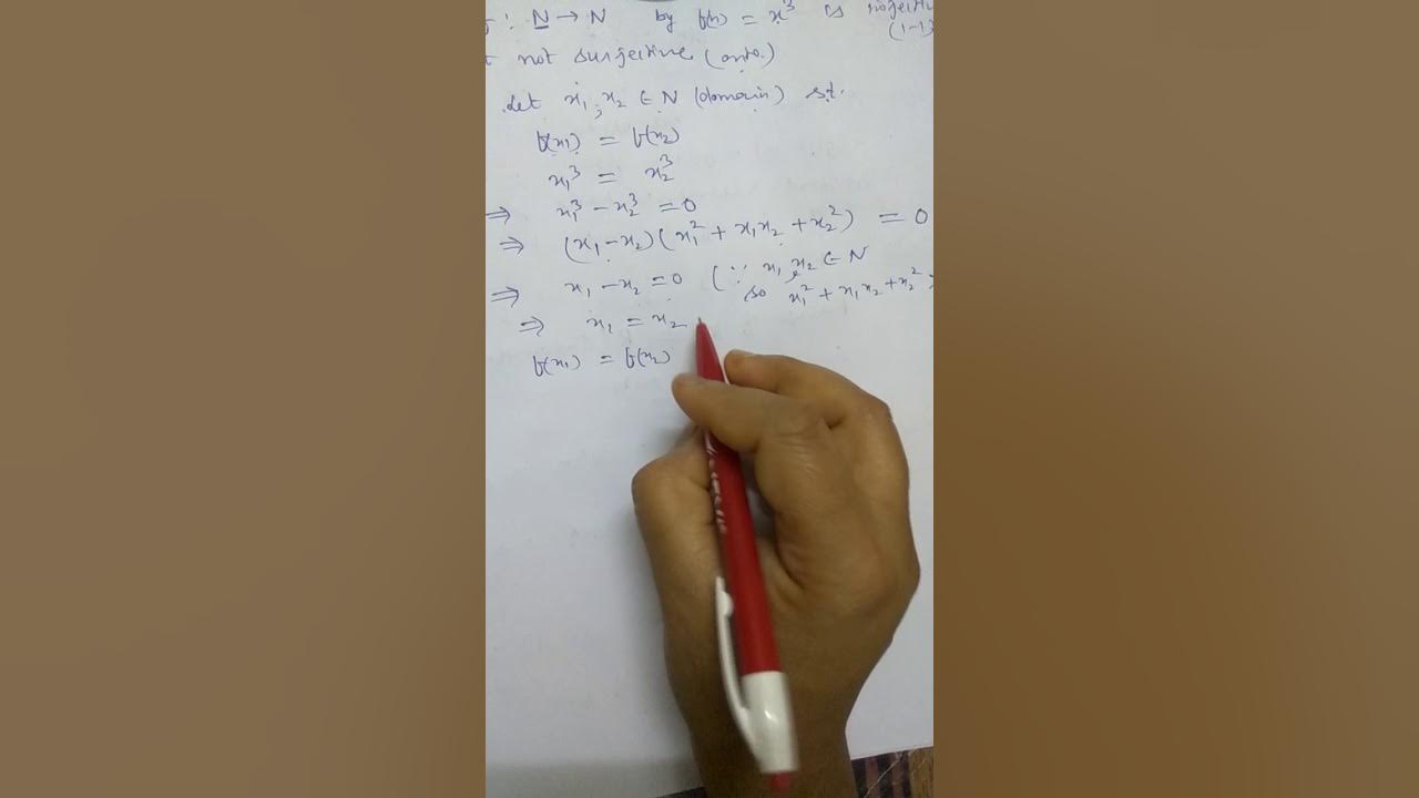 Examples of bijective function 2 - YouTube