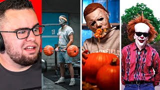 Reacting To Funny Halloween Tik Toks Michael Myers