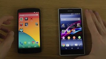 Google Nexus 5 Android 4.4.1 KitKat vs. Sony Xperia Z1 Android 4.2 Jelly Bean - Which Is Faster?