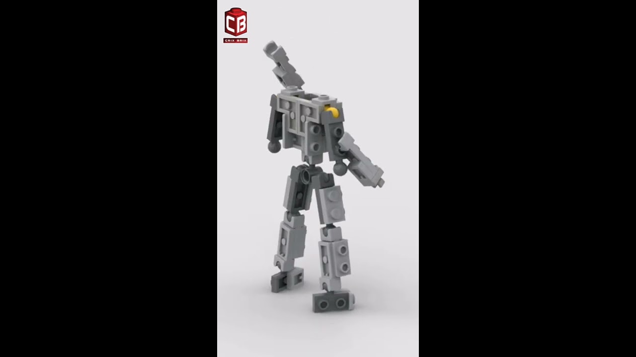LEGO N21 Mech Frame Satisfying Build MOC Shorts Lego Legomoc Crixbrix