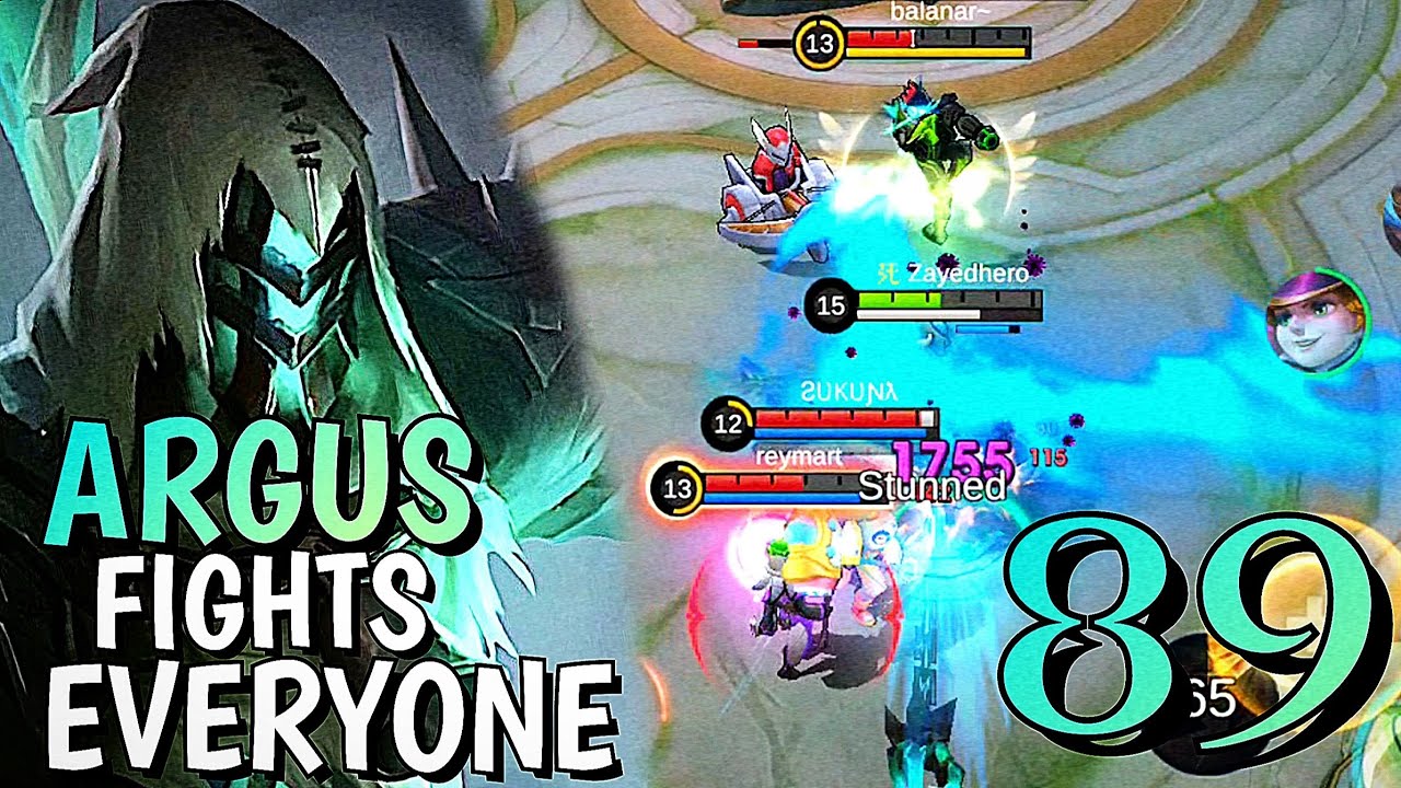 Argus Fights Everyone Because His Sword Demands it 🗿 ~ Mobile Legends | 89