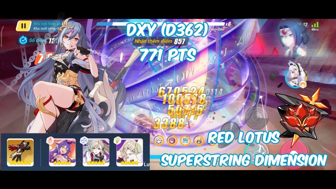 HI3 SEA - [Red Lotus Exalted] DXY (D362) 771 Pts - HOS(S0) CH SA Embrace