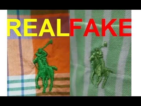 Real vs fake Ralph Lauren shirt. How to spot fake Polo shirt by Ralph ...