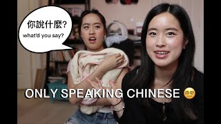 SPEAKING ONLY CHINESE FOR 24 HRS *chaotic af*