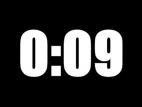9 SECOND TIMER   LOUD ALARM ⏰