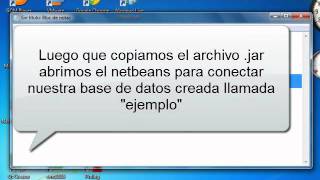Conectar una Base de Datos hecha en MySQL con Java - Netbeans