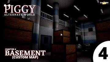 Chapter 4- Basement Map Full Gameplay + Story Cutscene (Custom Map) | ROBLOX PIGGY BUILD MODE