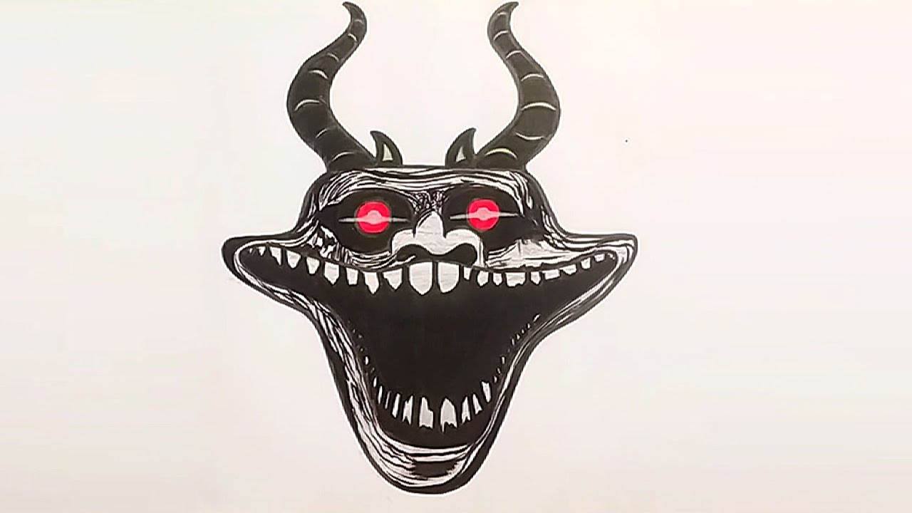 Troll Face Drawing | How To Draw Scary Troll Face