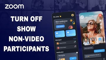 How To Turn Off Show Non-Video Participants On Zoom App