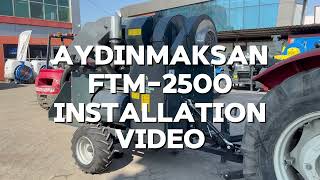 Aydinmaksan Ftm2500 Nuts Harvester Installation Video