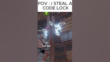 Stealing a code lock
