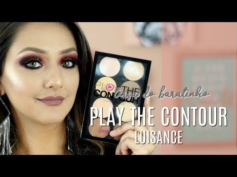 PALETA DE CONTORNO PLAY THE CONTOUR DA LUISANCE #TERÇADOBARATINHO