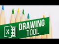 Drawing in microsoft excel